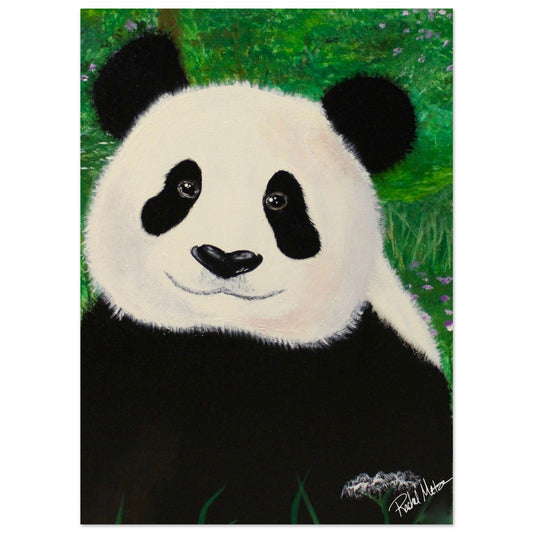 Giant Panda Wall Art Print on Premium Matte Paper Poster - Multiple Sizes